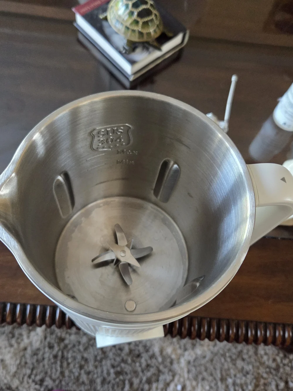 White Soy Milk Maker by - Electric Portable Blender Kettle